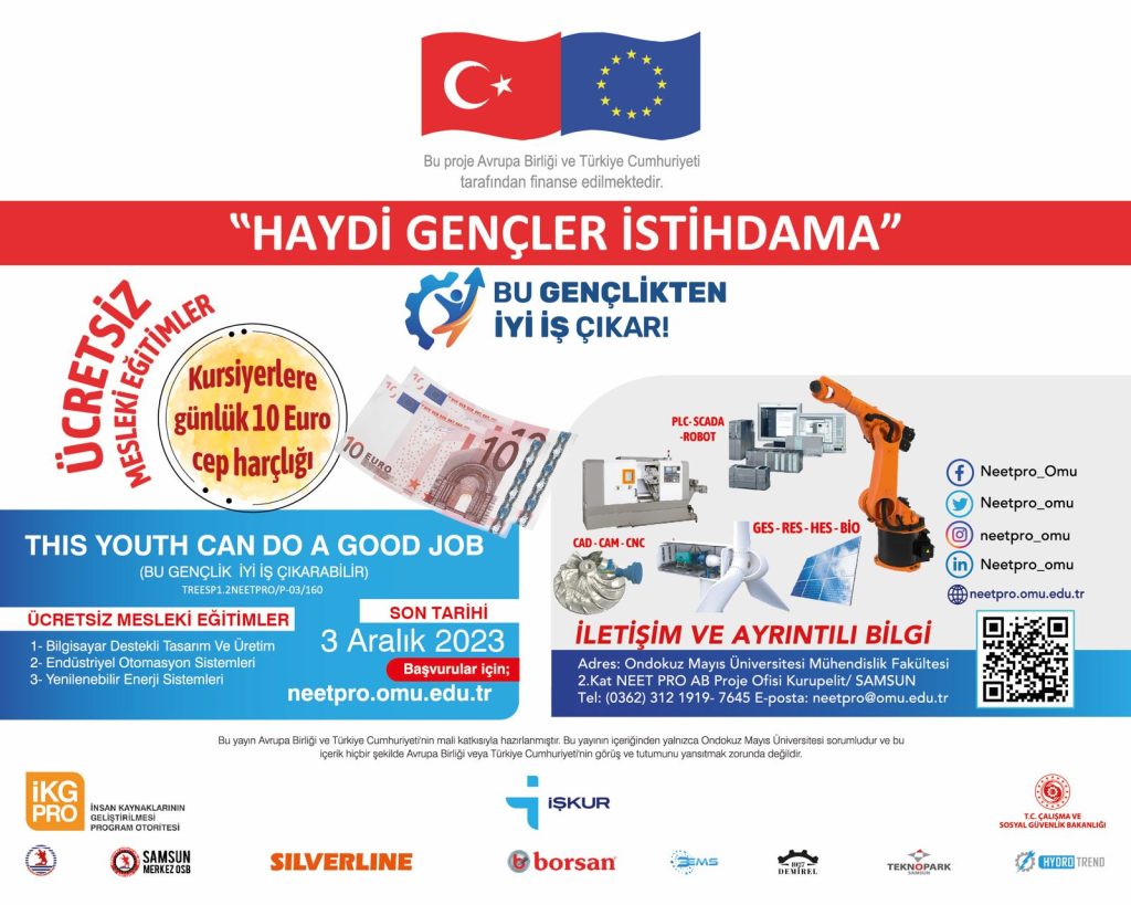 Kursiyer Başvurularımız 3 Aralık 2023 Pazar Günü Sona Ermektedir.